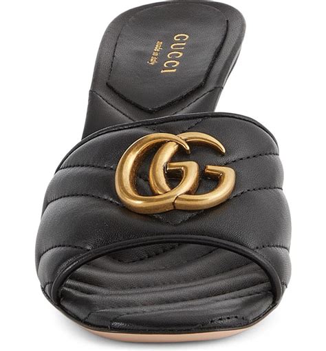 quilted slide sandal gucci|authentic Gucci slides.